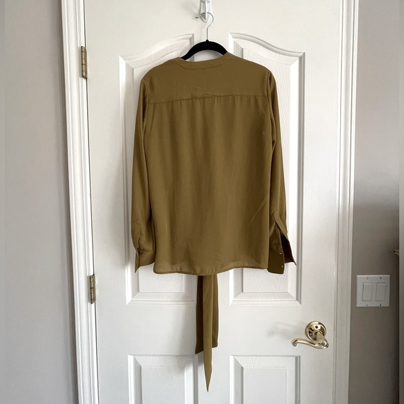 Maison Scotch & Soda tie front blouse - Size small - Picture 3 of 7